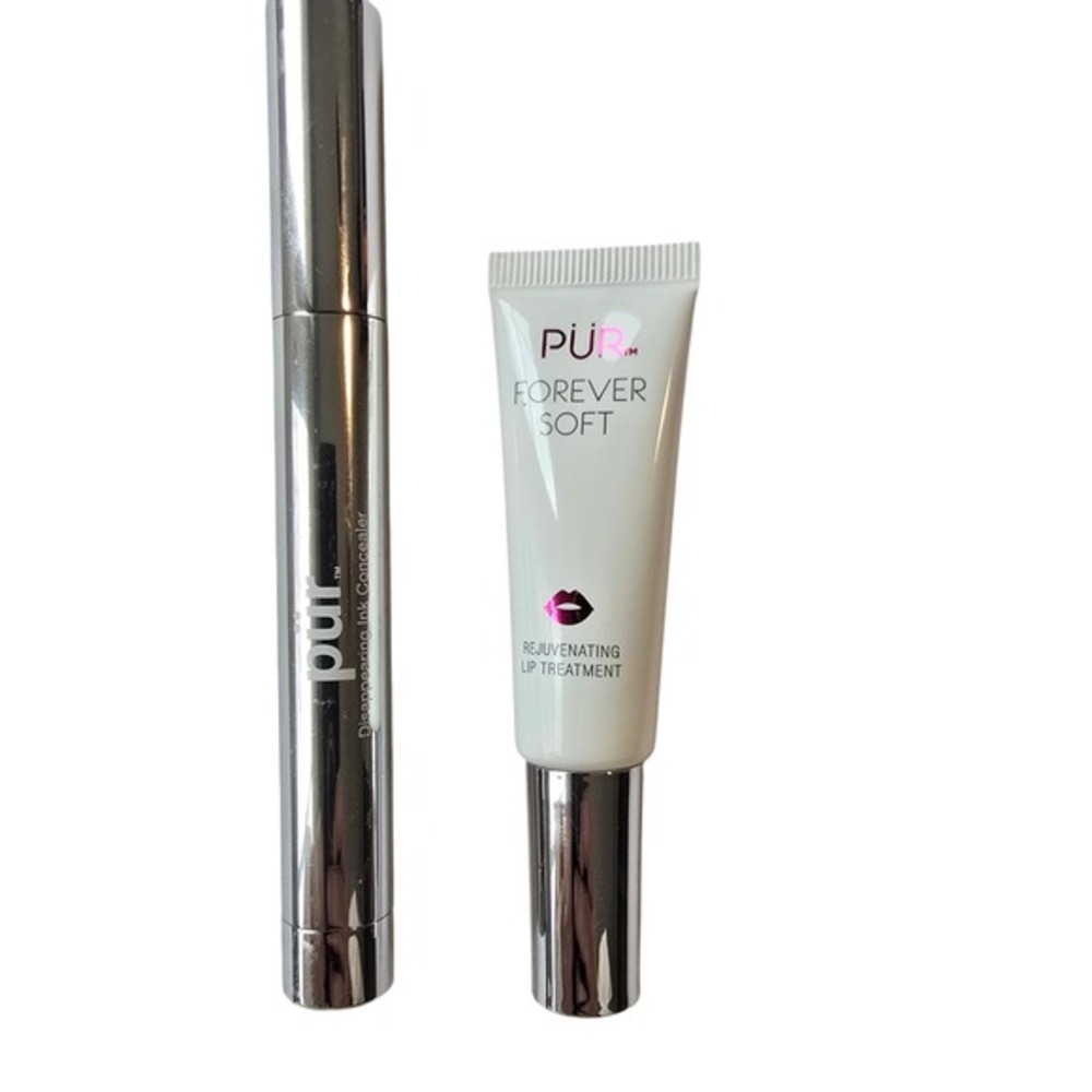 🆕️ PUR Disappearing Ink Concealer Tan & Forever Soft‎ Rejuvenating Lip Bundle